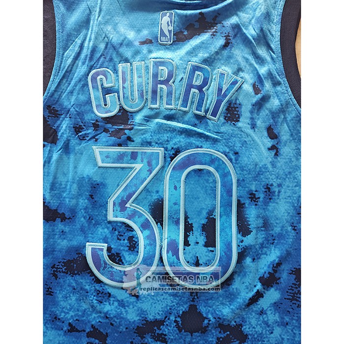Camiseta Golden State Warriors Stephen Curry NO 30 Select Series 2023 Azul
